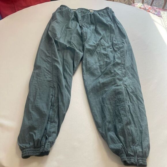 Nike VTG Y2K Blue Grey Nylon Sweatpants Size XL - Picture 1 of 8